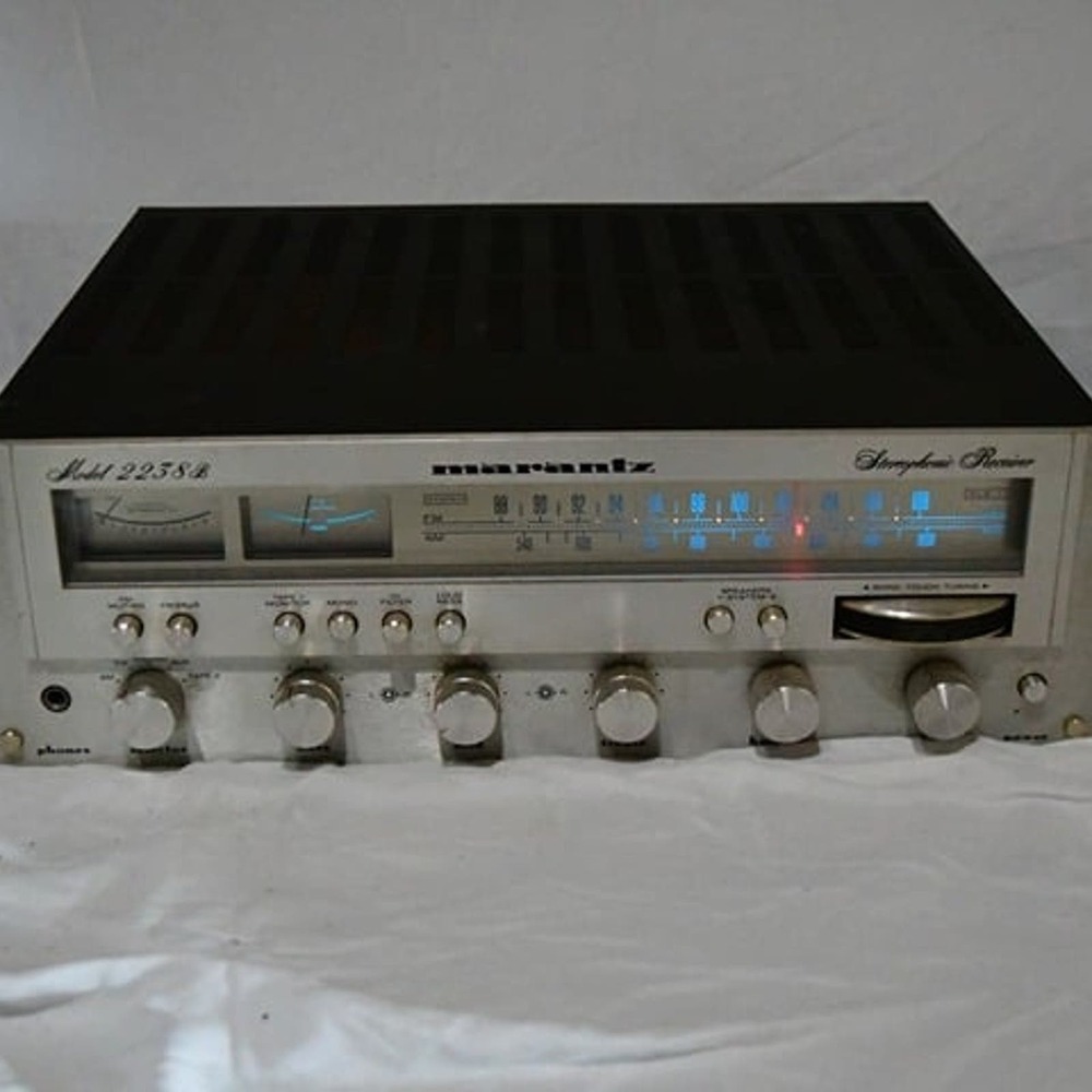 Marantz 2238B Vintage Stereo Receiver tested works attic find as is 515b3b